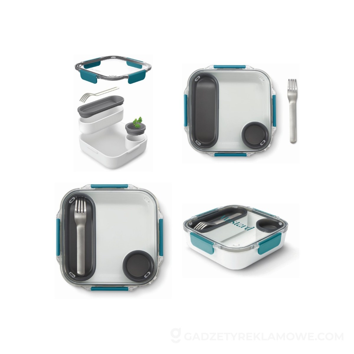 AXP-P439-0233-wariantu-watermark Lunchbox, pudełko śniadaniowe Black+Blum - zielony