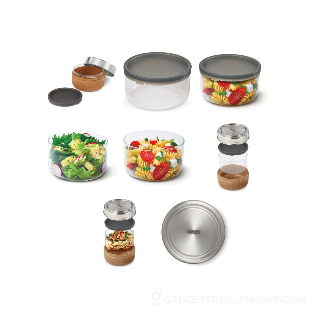 AXP-P439-0409-wariantu-watermark Lunchbox, pudełko śniadaniowe 750 ml Black+Blum - brązowe