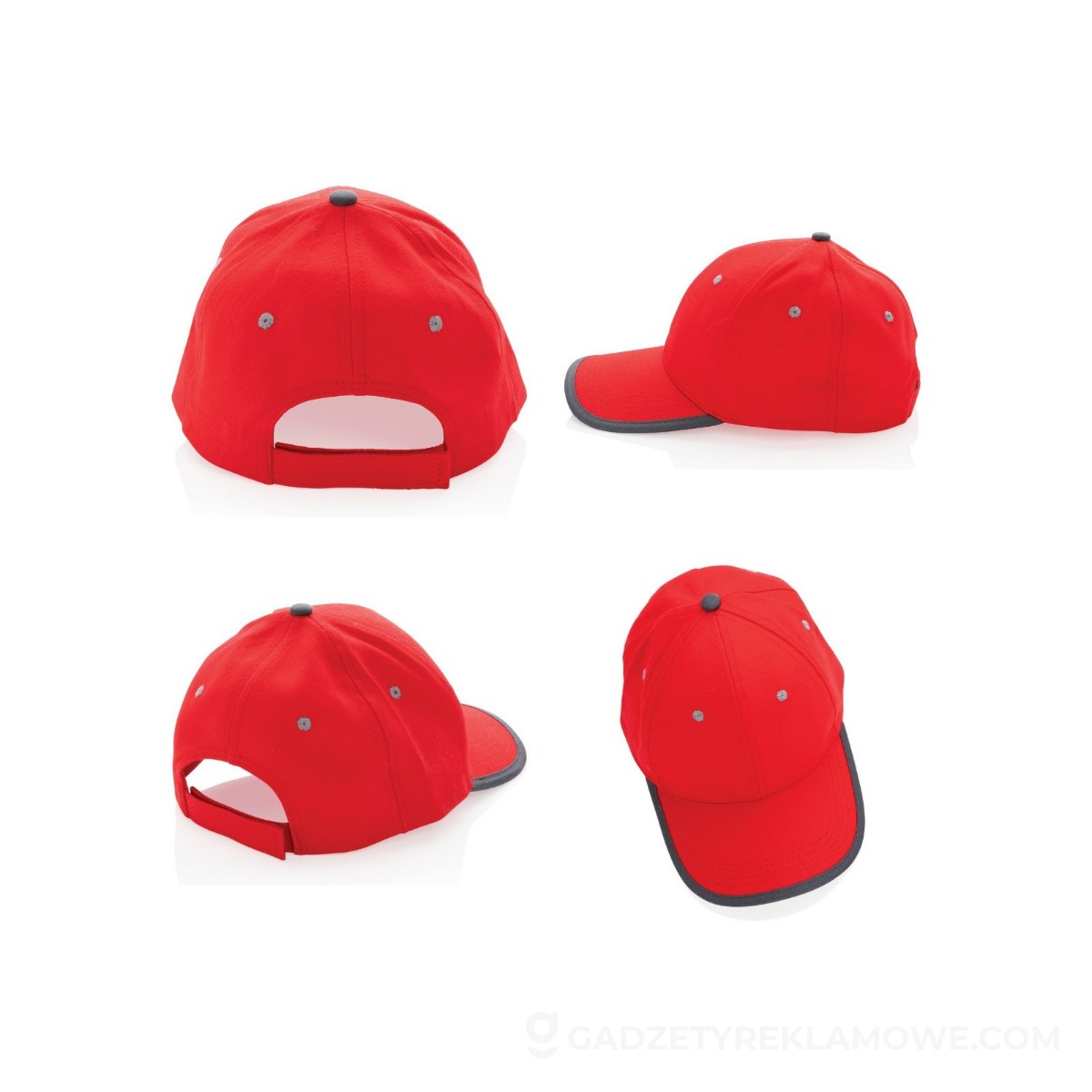 Czapka z daszkiem Impact AWARE™ - czerwona