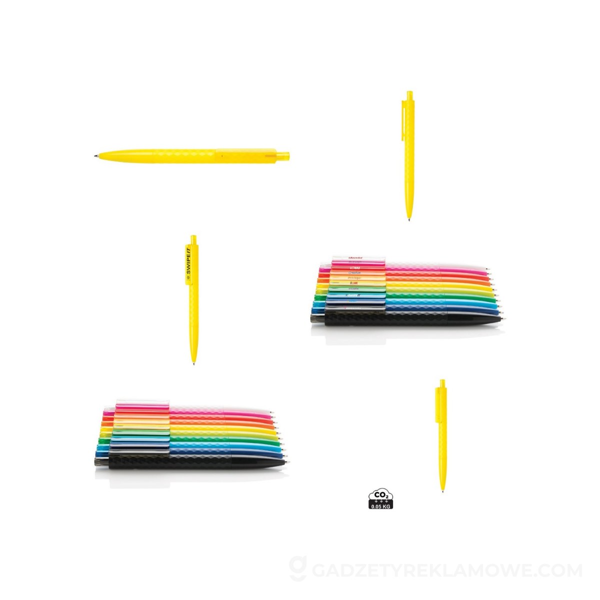 Długopis X3 - żółty