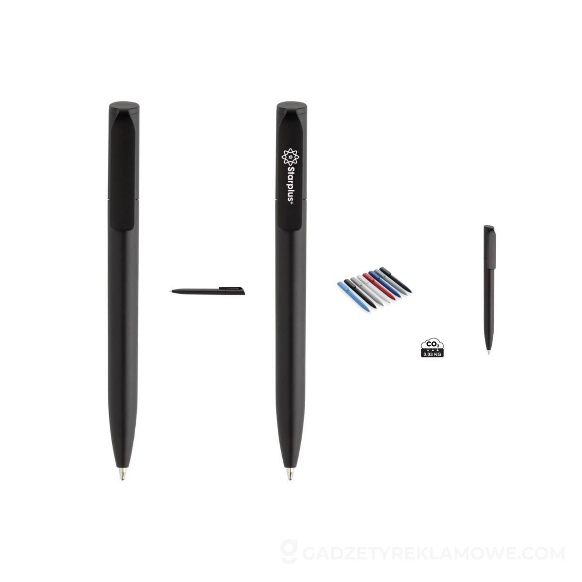 Długopis mini Pocketpal, RABS - czarny
