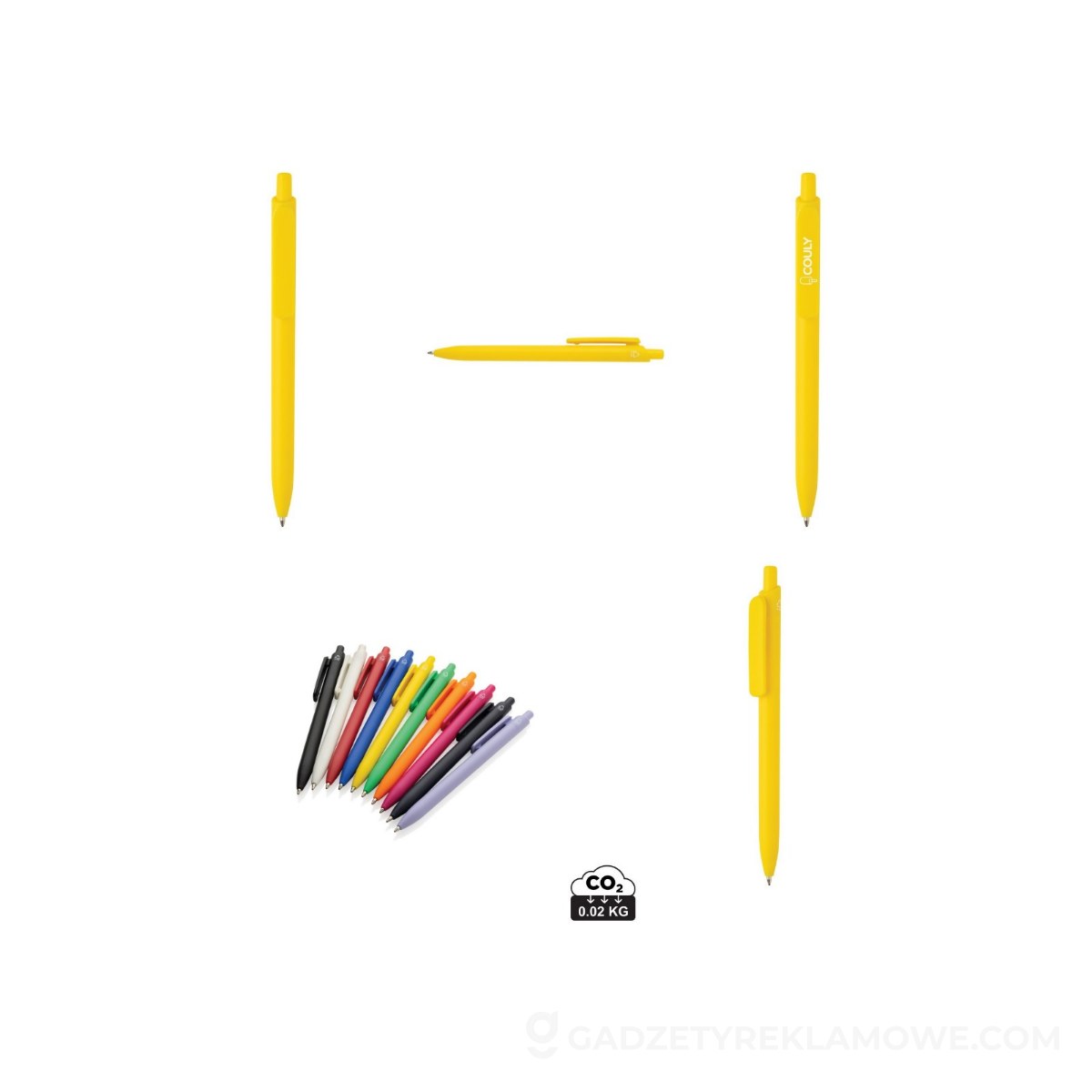 Długopis Bolt RABS - żółty