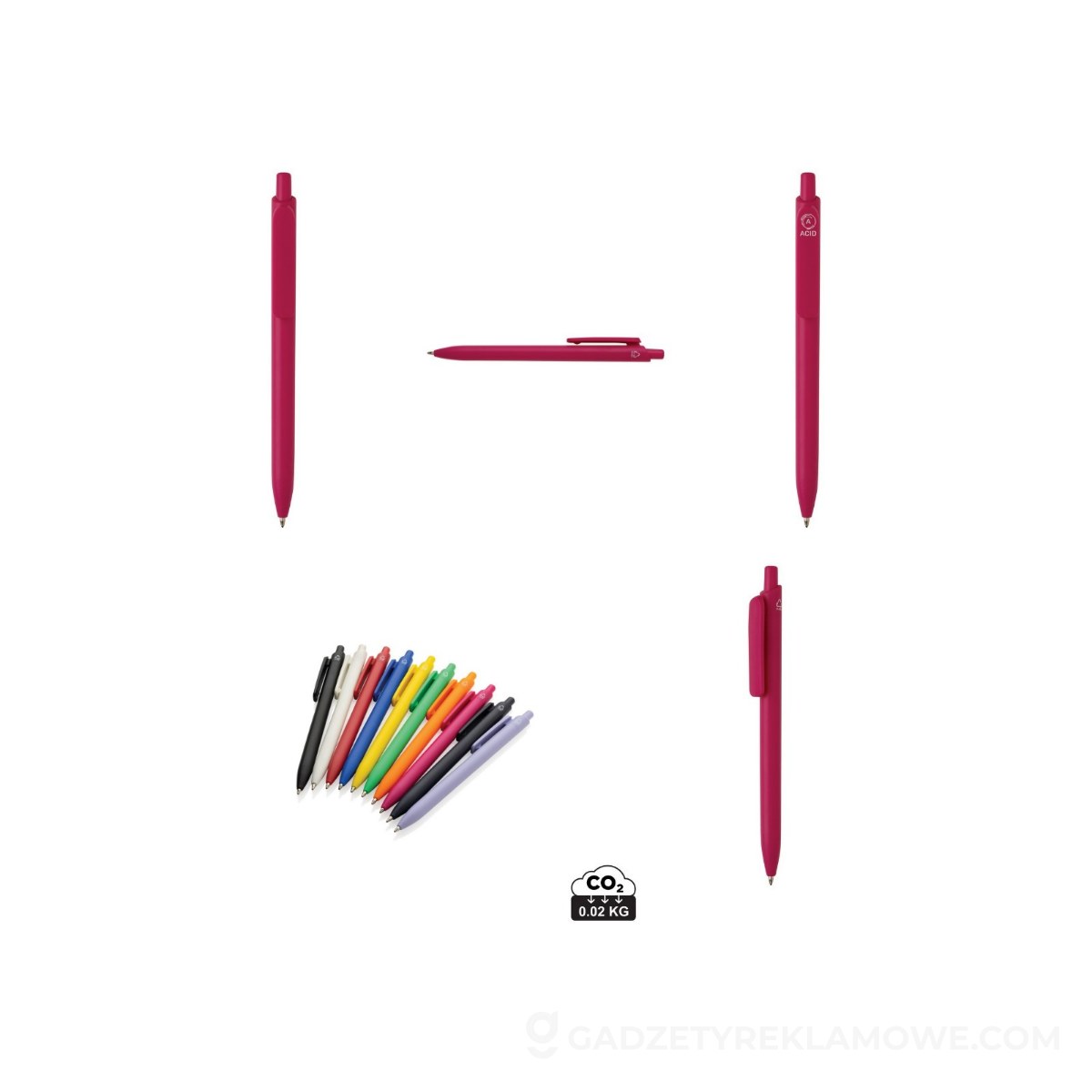 Długopis Bolt RABS - różowy