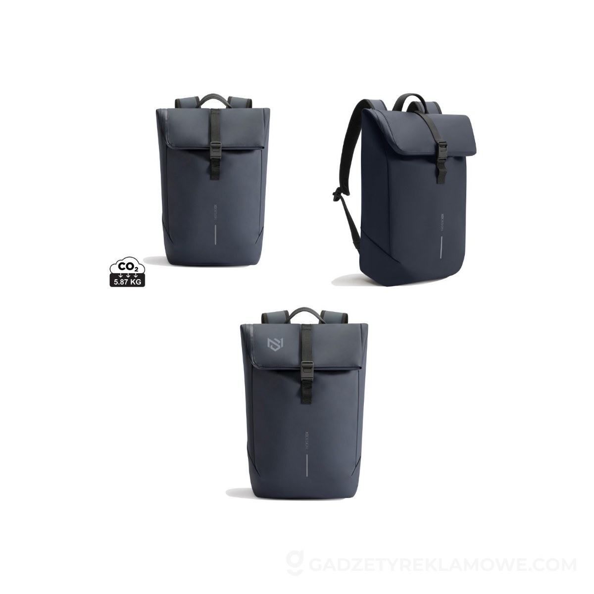 Plecak na laptopa 16" Urban Flap-Top - niebieski