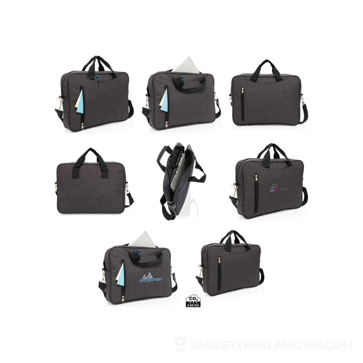 Torba na laptopa 15" - szara