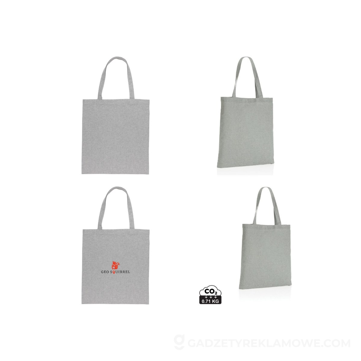 Torba na zakupy Impact AWARE™ - szara