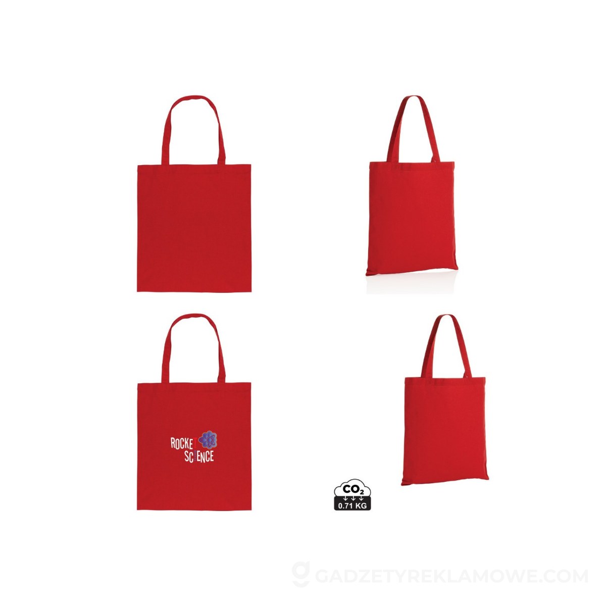 Torba na zakupy Impact AWARE™ - czerwona
