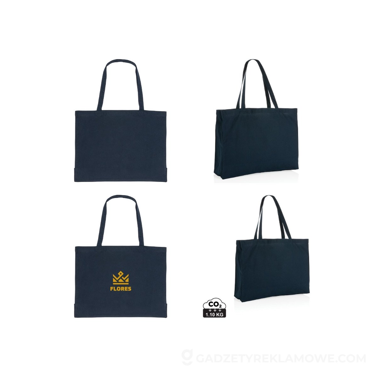 Torba na zakupy Impact AWARE™ - niebieska