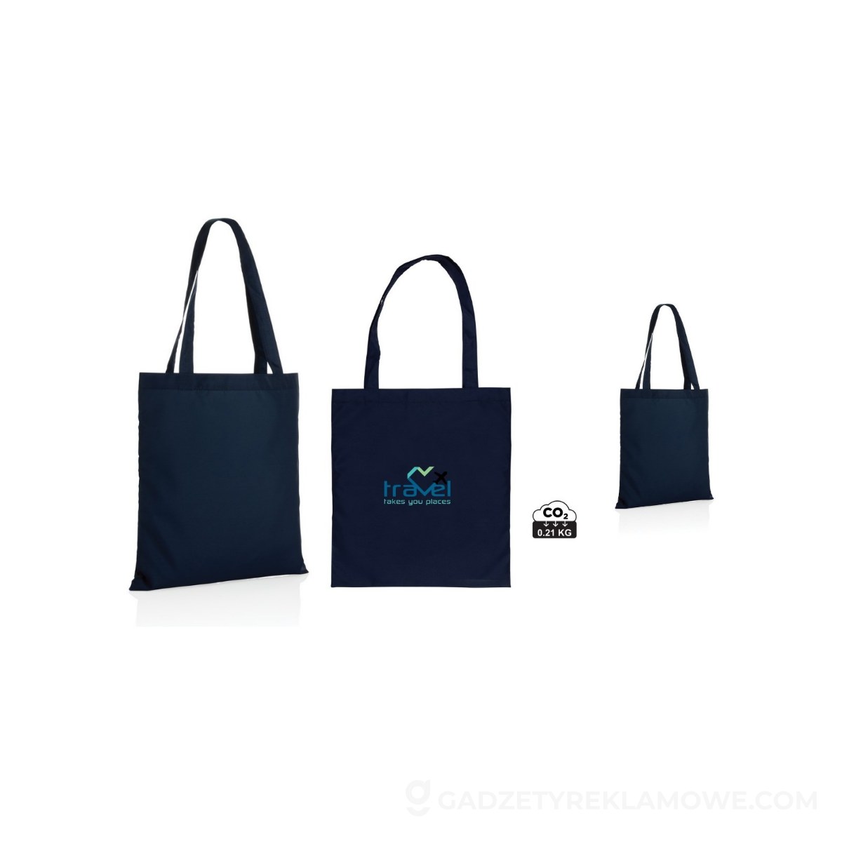 AXP-P762-669-wariantu-watermark Torba na zakupy Impact AWARE™ rPET - niebieska