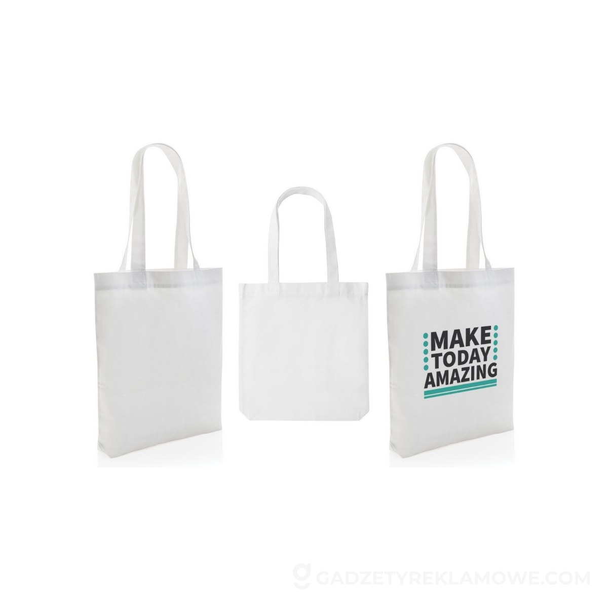 AXP-P762-933-wariantu-watermark Torba na zakupy Impact AWARE™, bawełna z recyklingu - biała