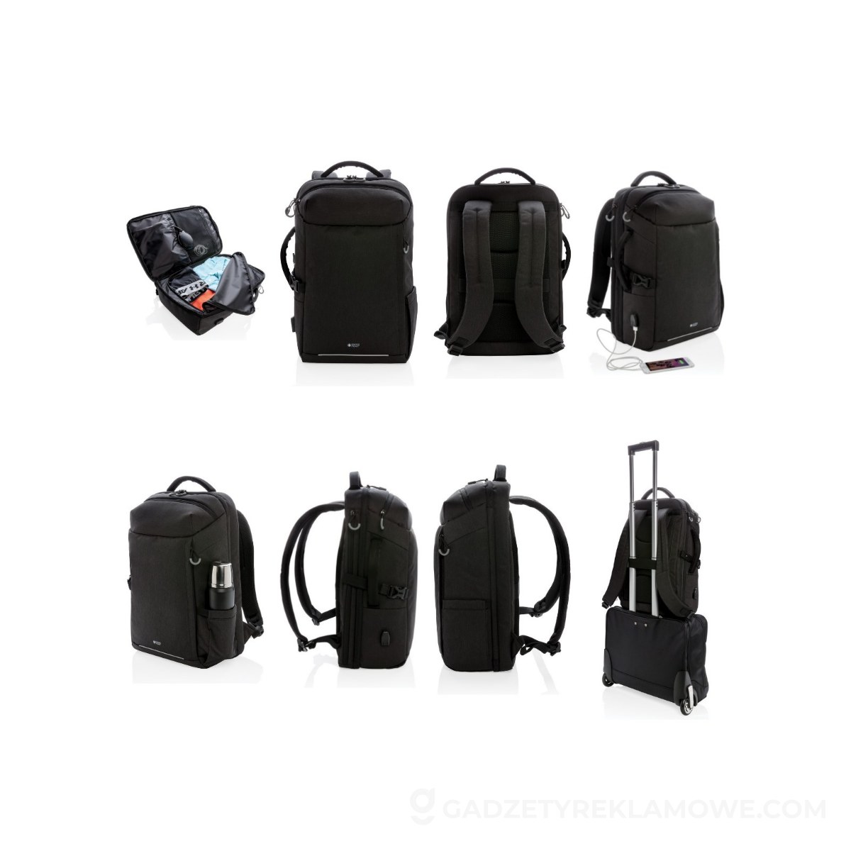 AXP-P763-141-wariantu-watermark Torba sportowa, podróżna Swiss Peak AWARE™ RPET - czarna