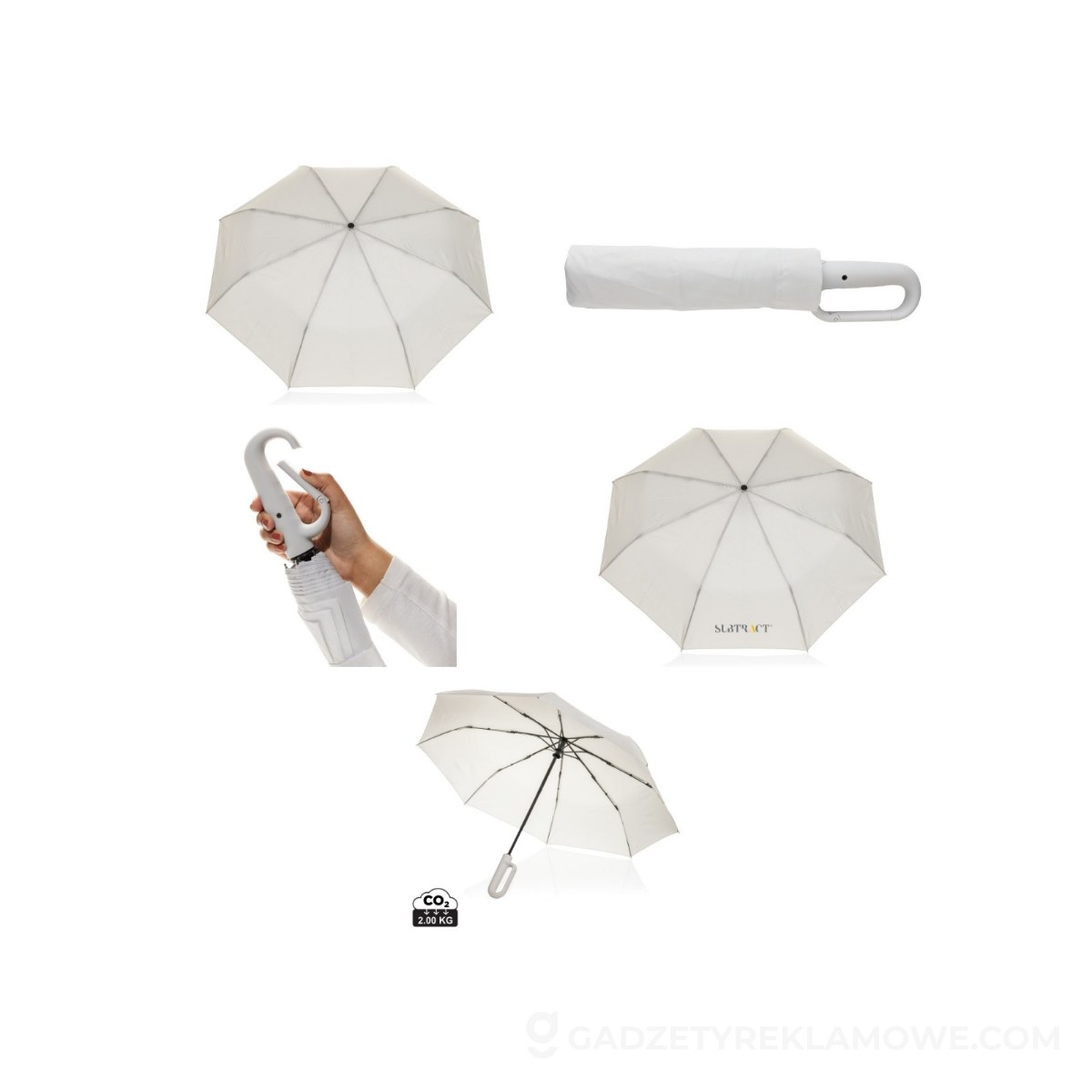 Parasol 21" Yara AWARE™ RPET - beżowy