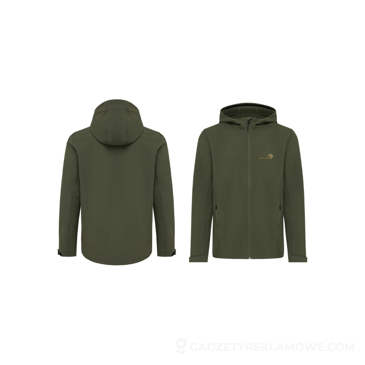 Męska kurtka softshell Iqoniq Makalu AWARE™ - khaki