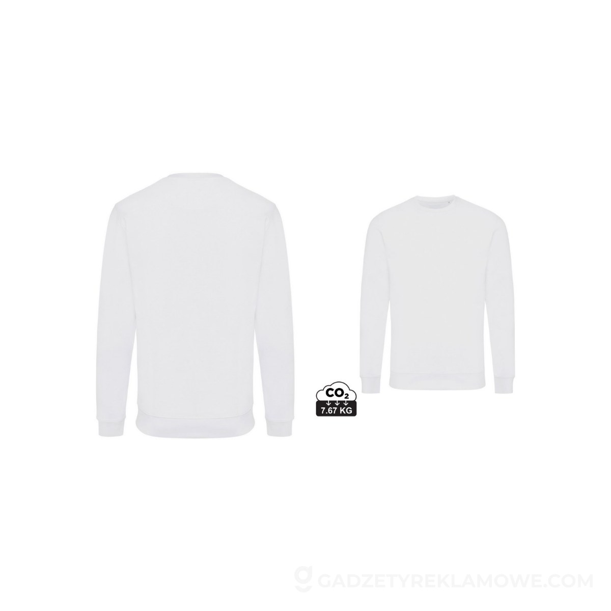 AXP-T9300-004-XXL-wariantu-watermark Bluza z bawełny z recyklingu Iqoniq Zion - biała