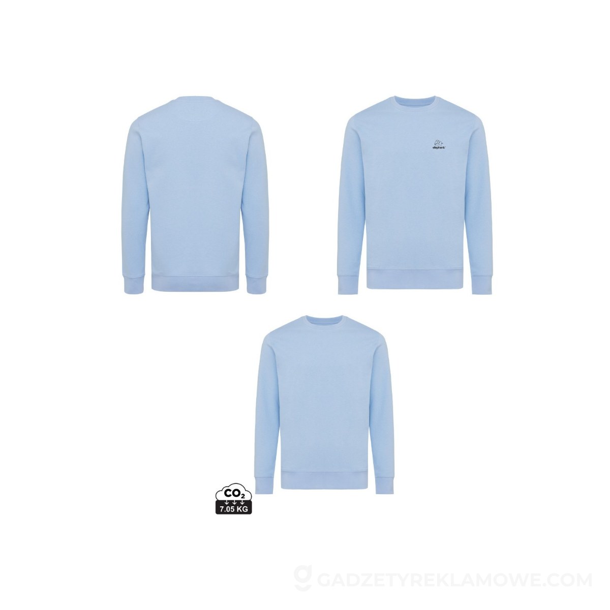 AXP-T9303-022-XS-wariantu-watermark Lekki sweter Iqoniq Etosha, bawełna z recyklingu - niebieski