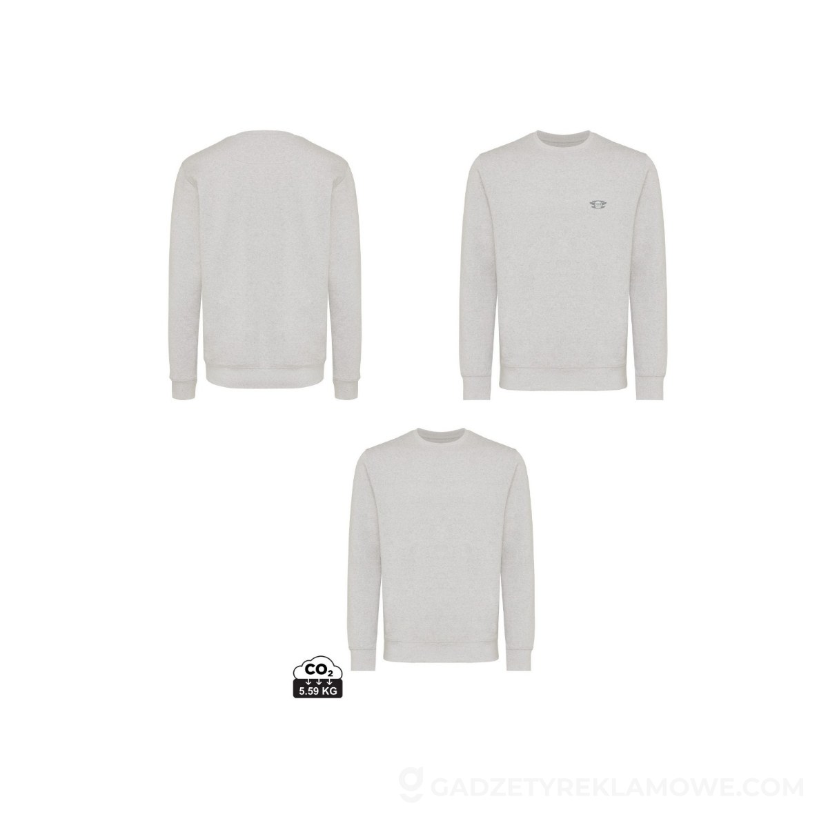 AXP-T9303-032-XXL-wariantu-watermark Lekki sweter Iqoniq Etosha, bawełna z recyklingu - szary