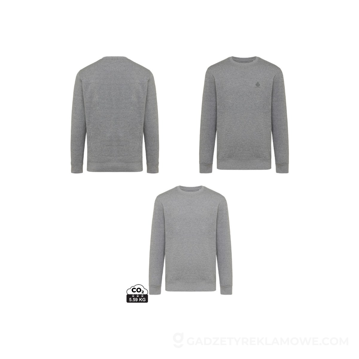 AXP-T9303-034-XXL-wariantu-watermark Lekki sweter Iqoniq Etosha, bawełna z recyklingu - szary