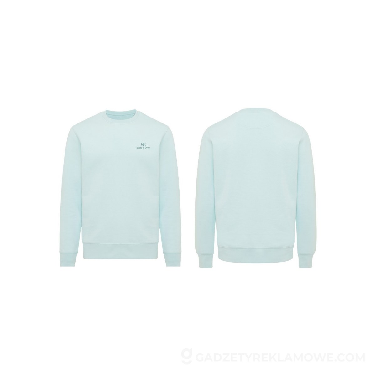 AXP-T9303-037-S-wariantu-watermark Lekki sweter Iqoniq Etosha, bawełna z recyklingu - zielony