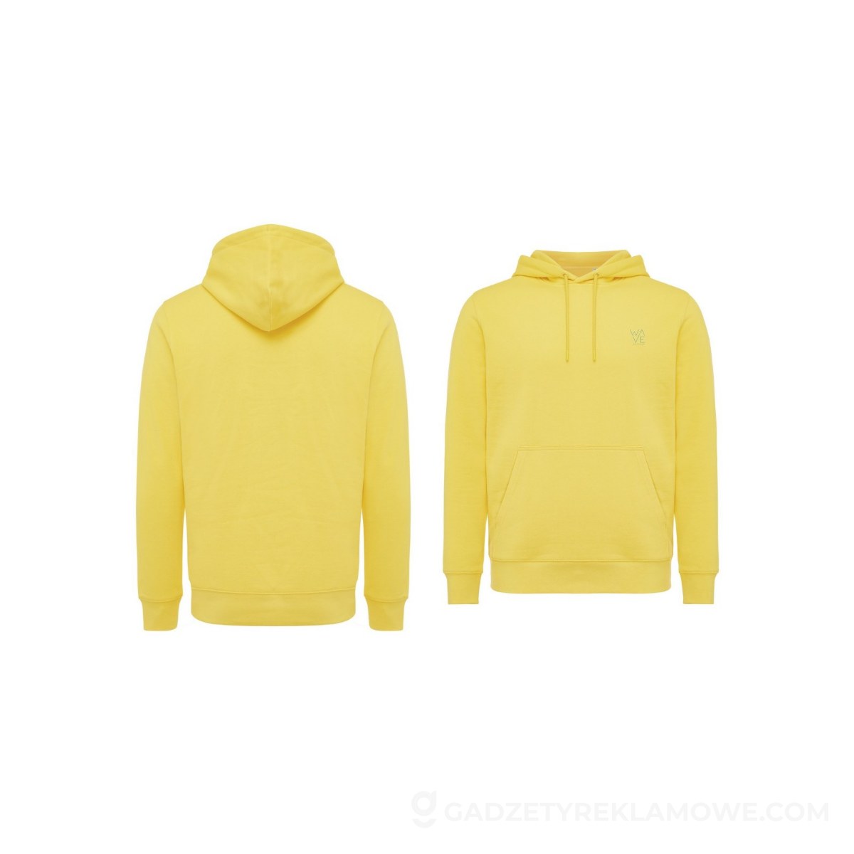 AXP-T9404-045-L-wariantu-watermark Lekka bluza z kapturem Iqoniq Rila, bawełna z recyklingu - żółta
