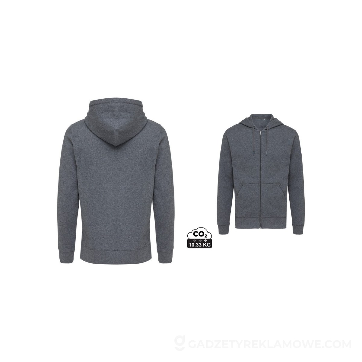 AXP-T9600-014-XL-wariantu-watermark Bluza z kapturem z bawełny z recyklingu Iqoniq Abisko - szara