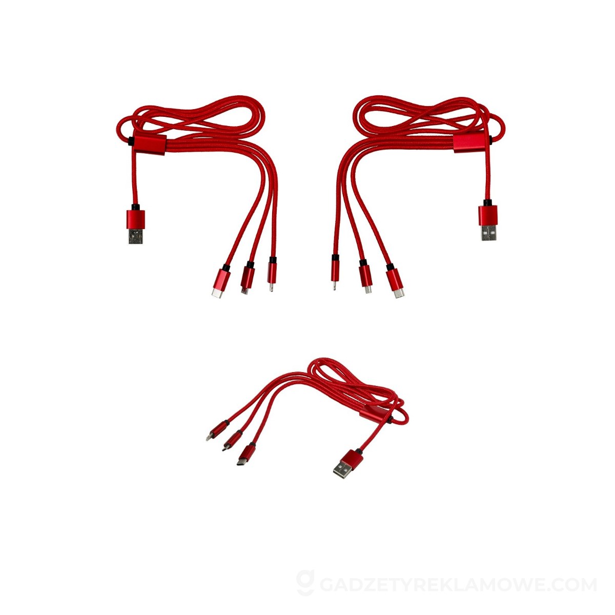 Kabel do ładowania - czerwony
