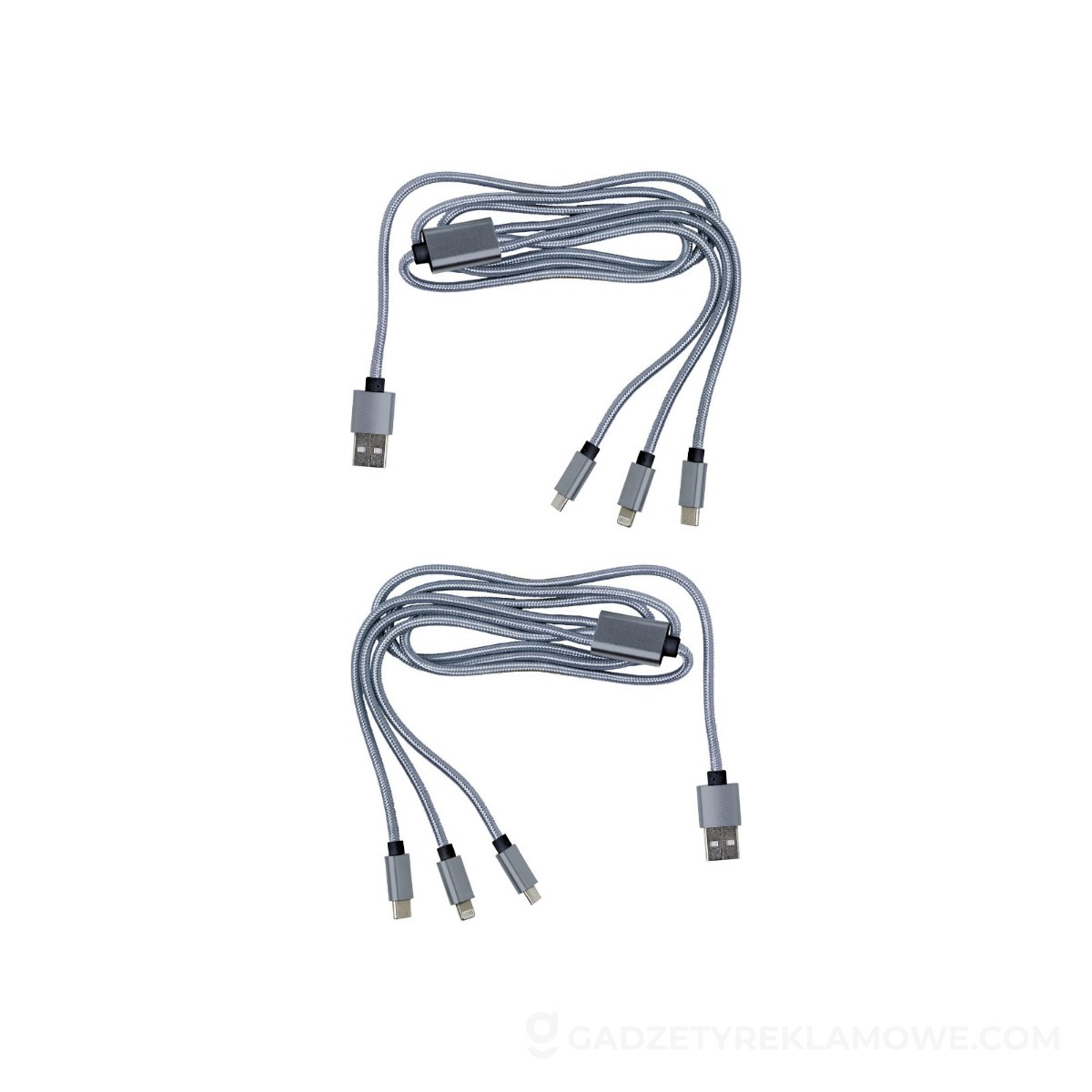 Kabel do ładowania - srebrny