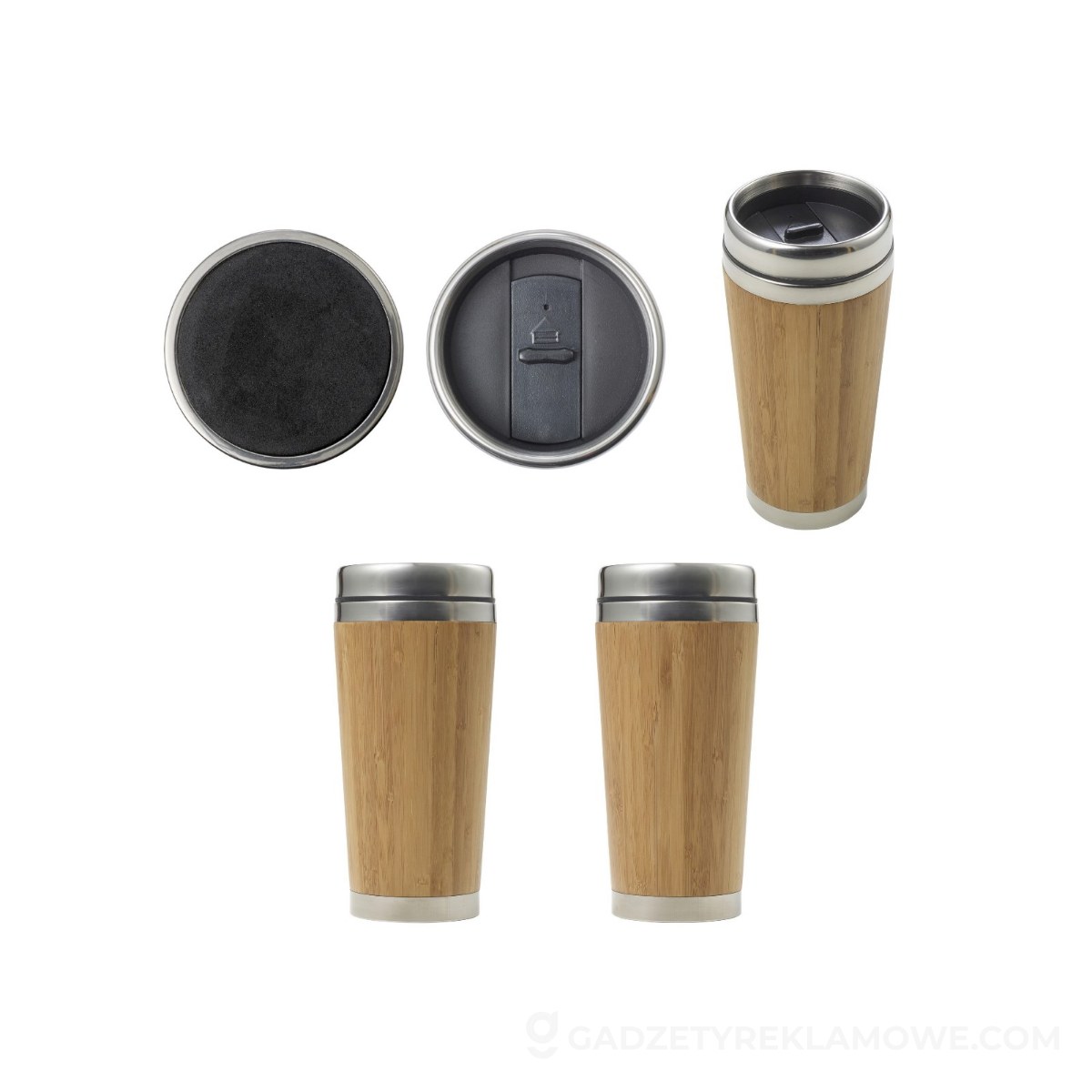 AXP-V0773-18-wariantu-watermark Bambusowy kubek termiczny 400 ml - jasnobrązowy