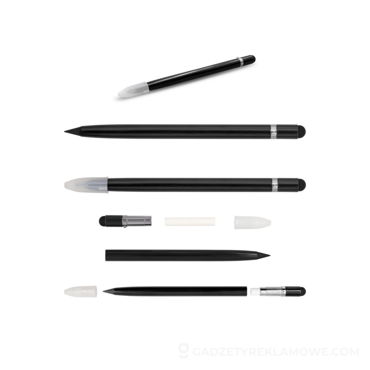 "Wieczny" ołówek, touch pen - czarny