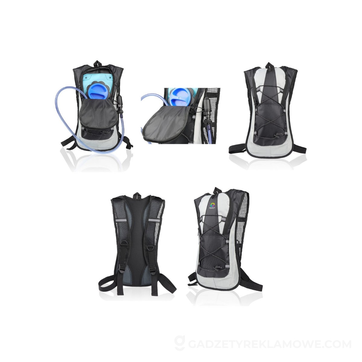 Plecak rowerowy Air Gifts, plecak sportowy, 5L | Kira - czarny