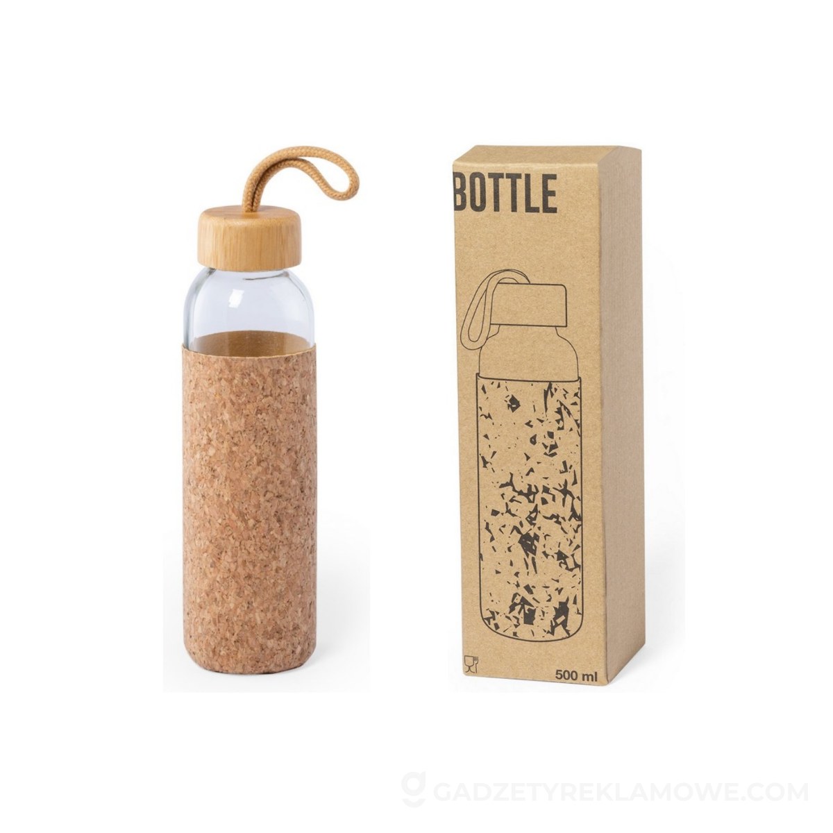 AXP-V0980-00-wariantu-watermark Szklana butelka 500 ml - neutralna