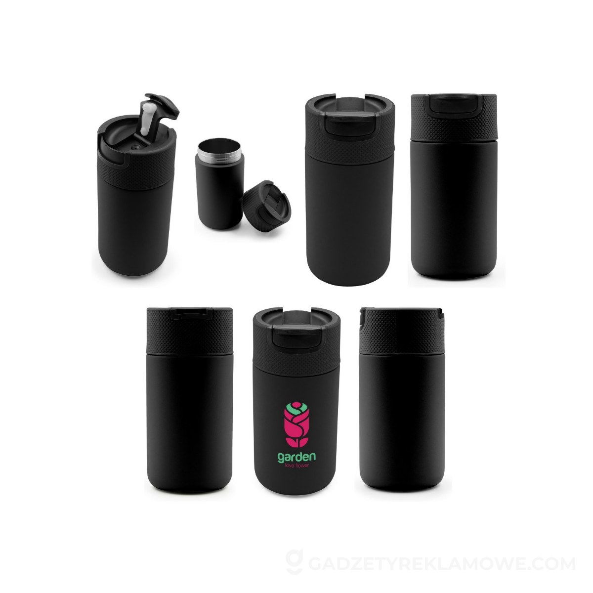 AXP-V1167-03-wariantu-watermark Kubek termiczny 400 ml Air Gifts | Raylee - czarny
