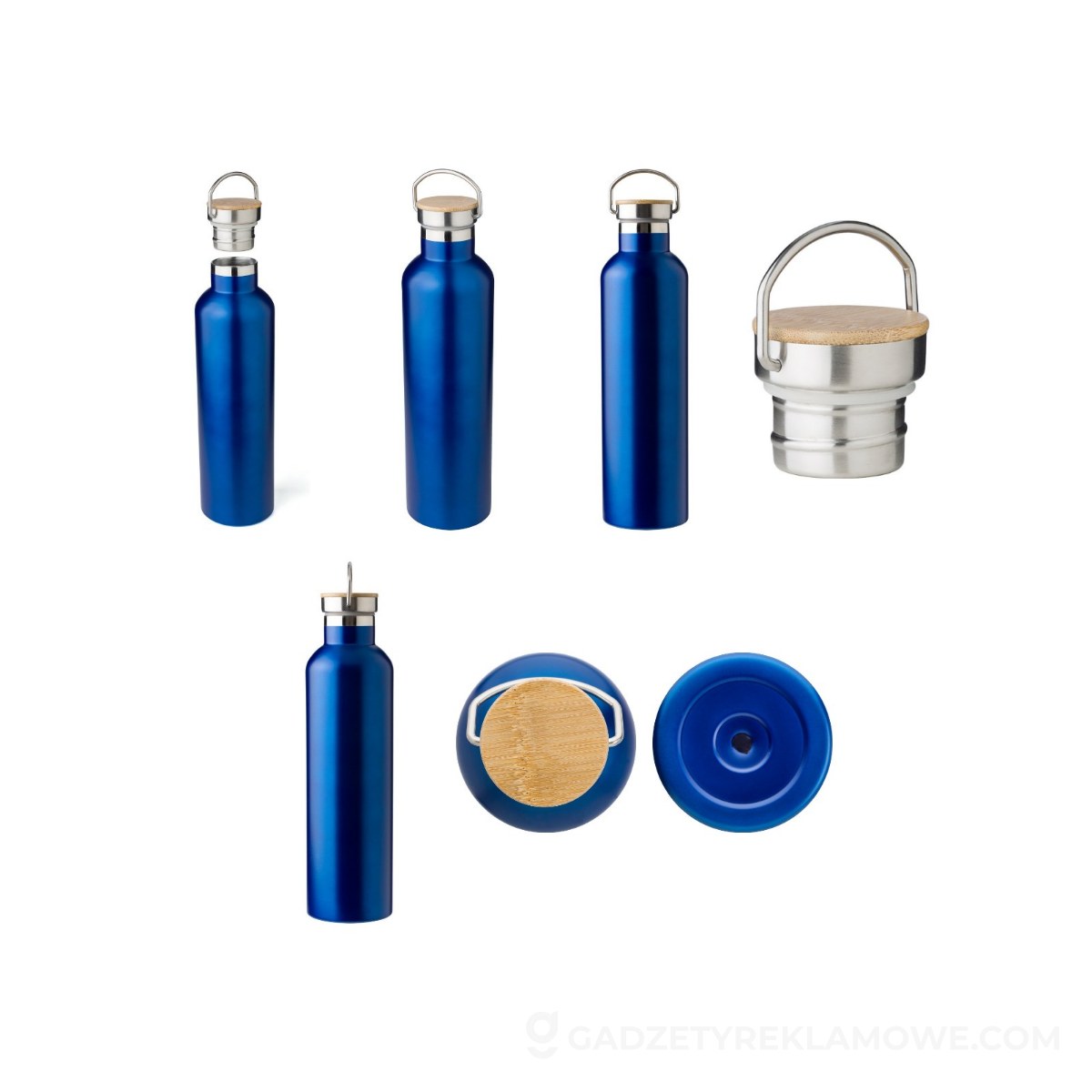 Butelka termiczna 1000 ml - niebieska