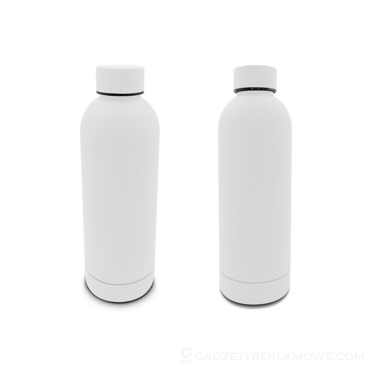 Butelka termiczna 500 ml | Terryl - biała