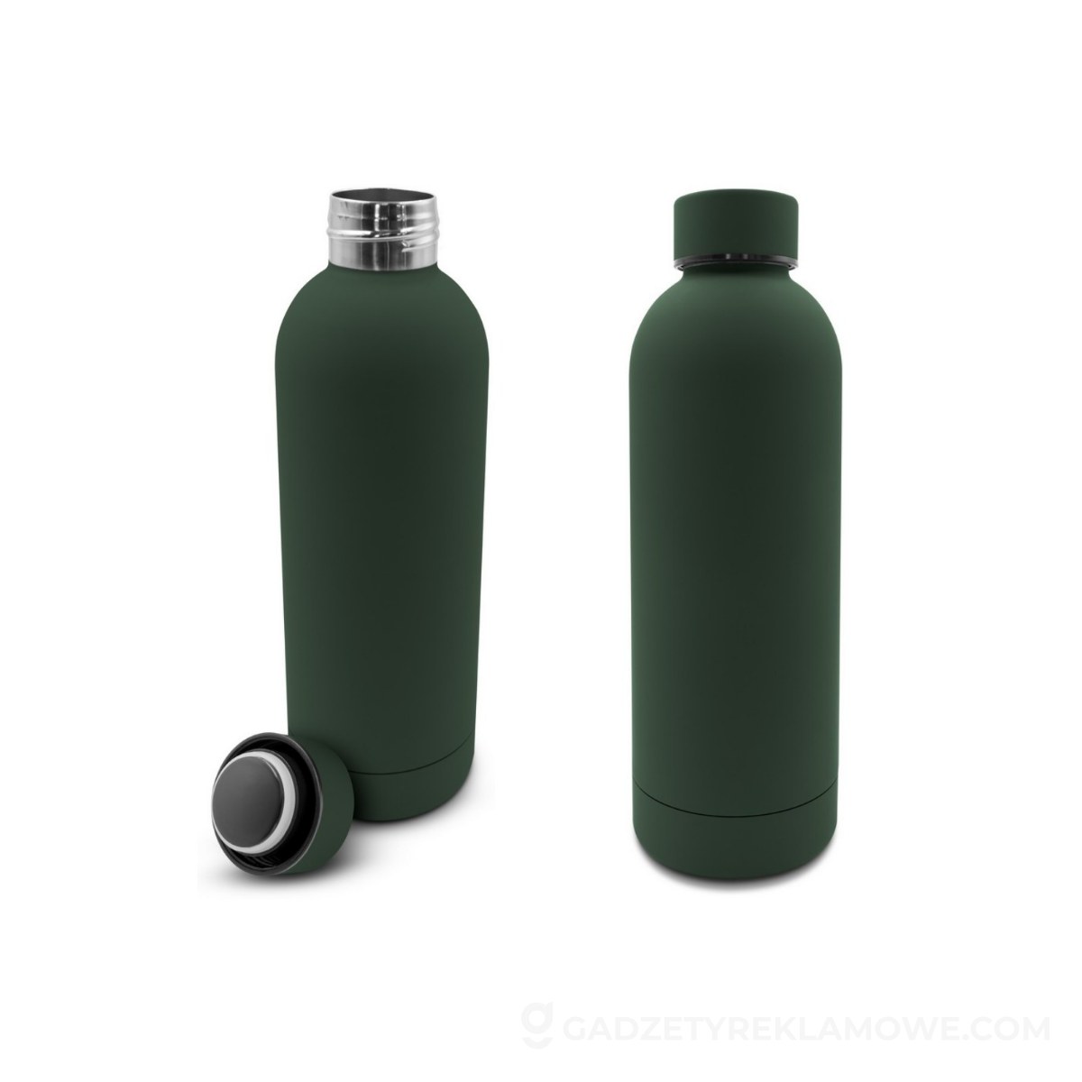 Butelka termiczna 500 ml | Terryl - zielona