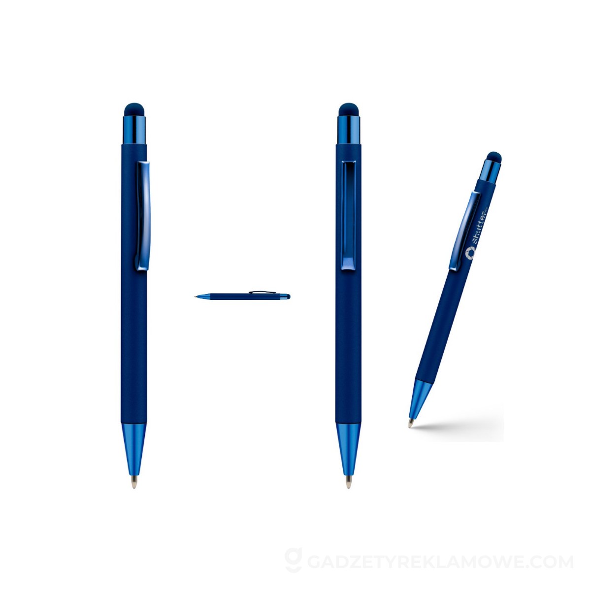 Długopis, touch pen | Ida - granatowy