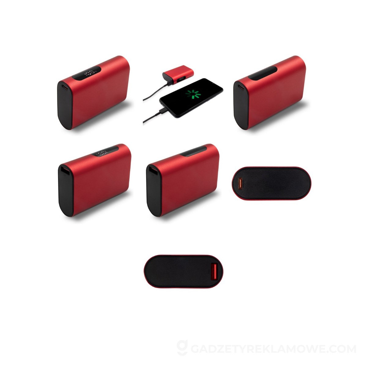 Power bank 10000 mAh | Walt - czerwony