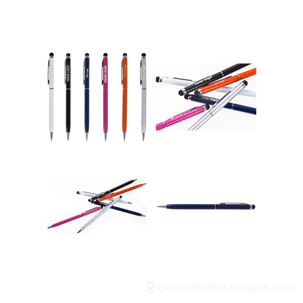 AXP-V1537-04-wariantu-watermark Długopis, touch pen | Irin - granatowy