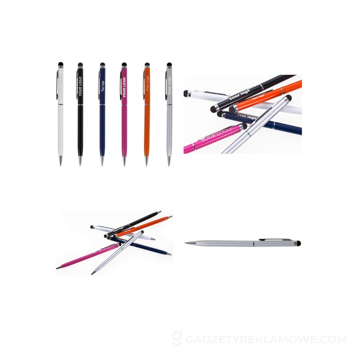 Długopis, touch pen | Irin - srebrny