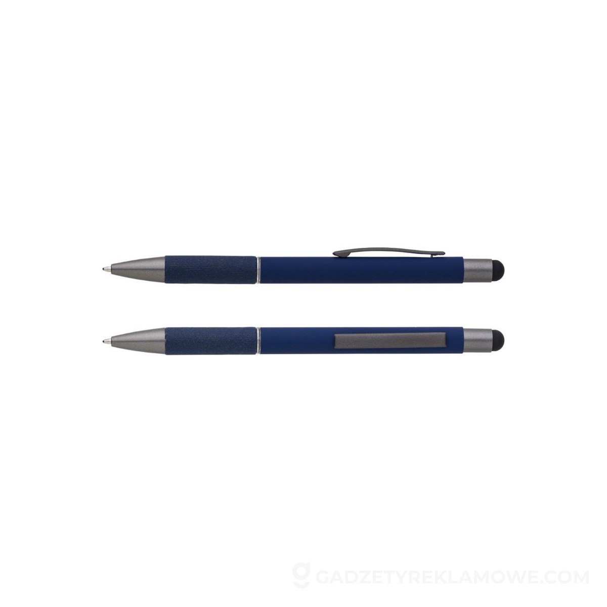 Długopis, touch pen - niebieski
