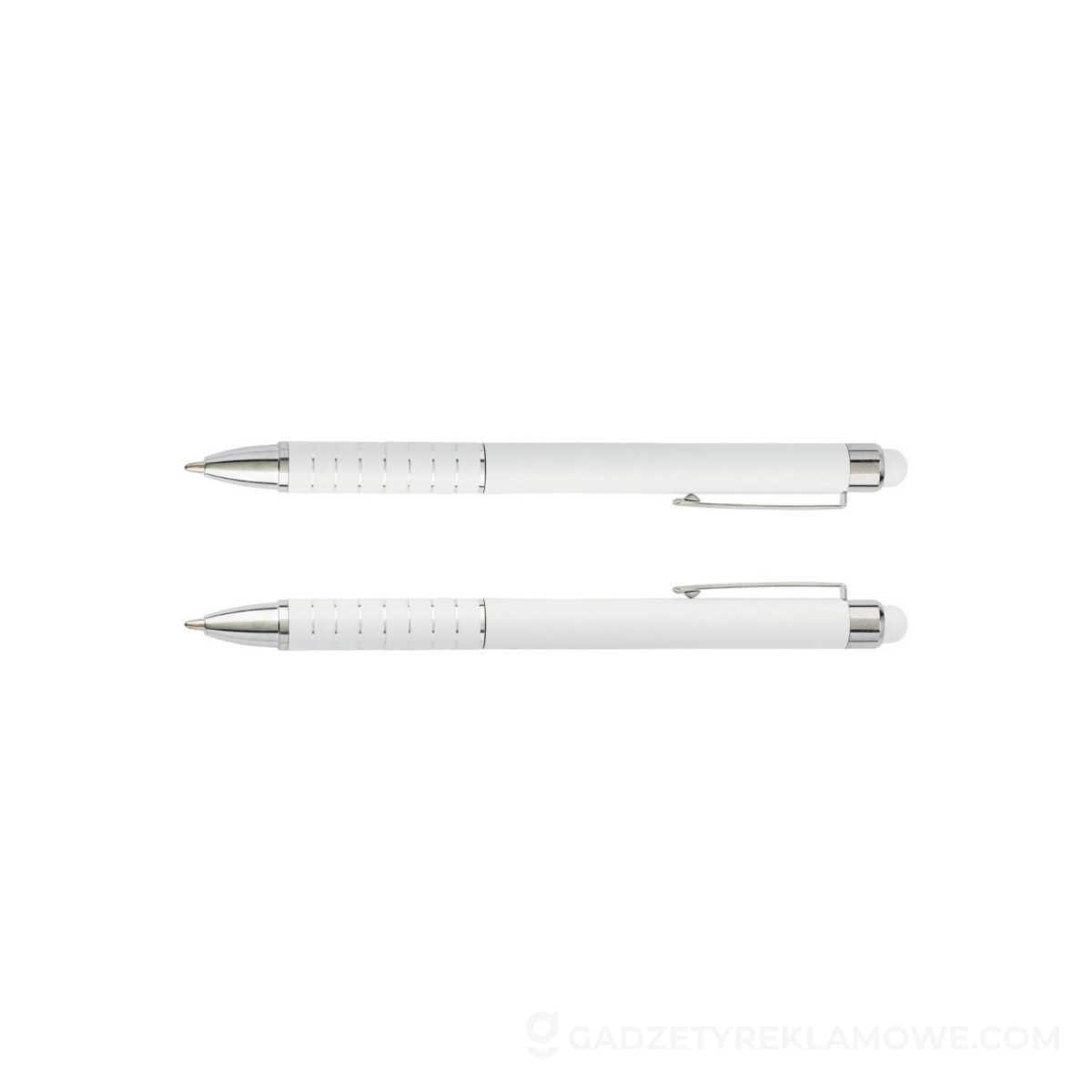 Długopis, touch pen - biały
