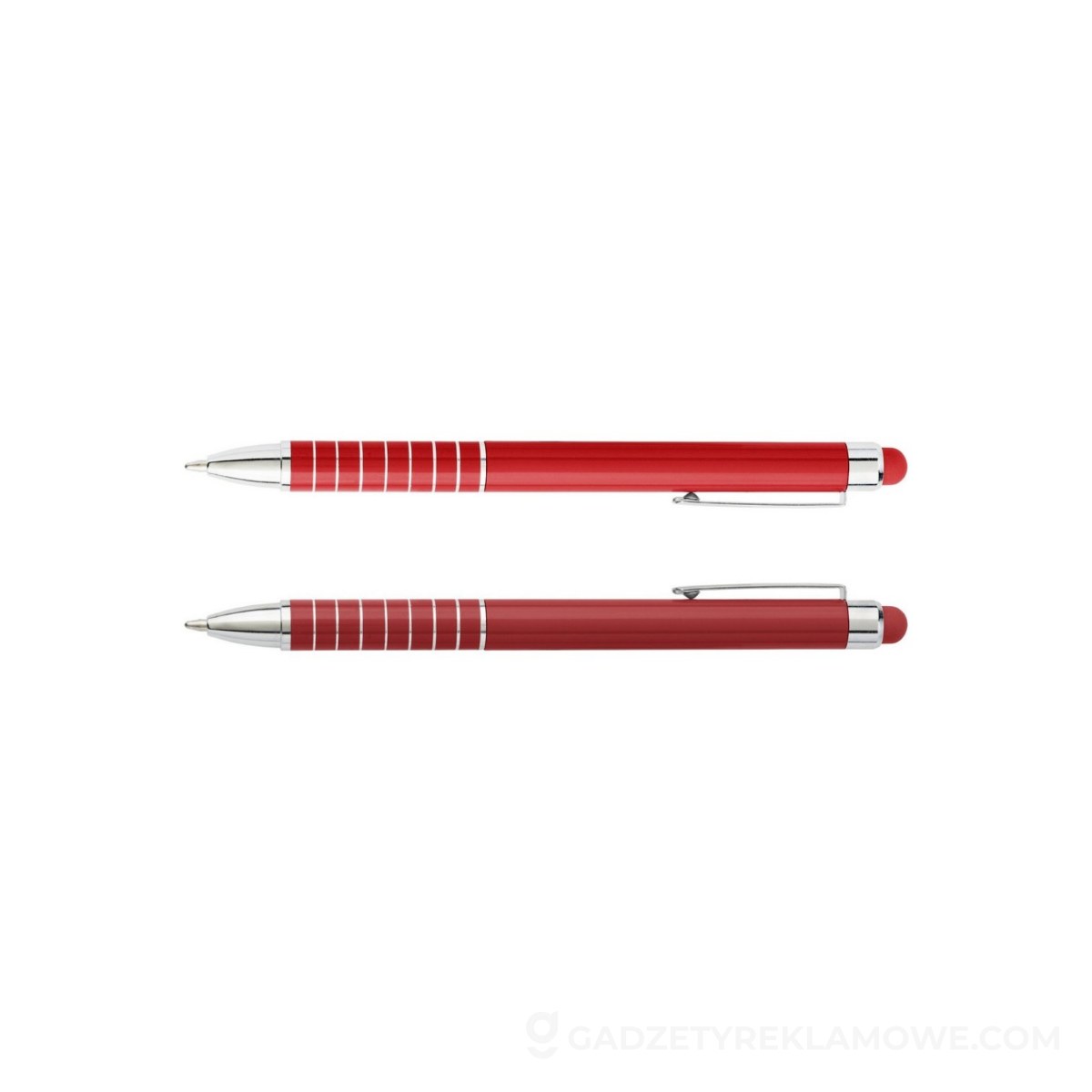 AXP-V1657-05-wariantu-watermark Długopis, touch pen - czerwony