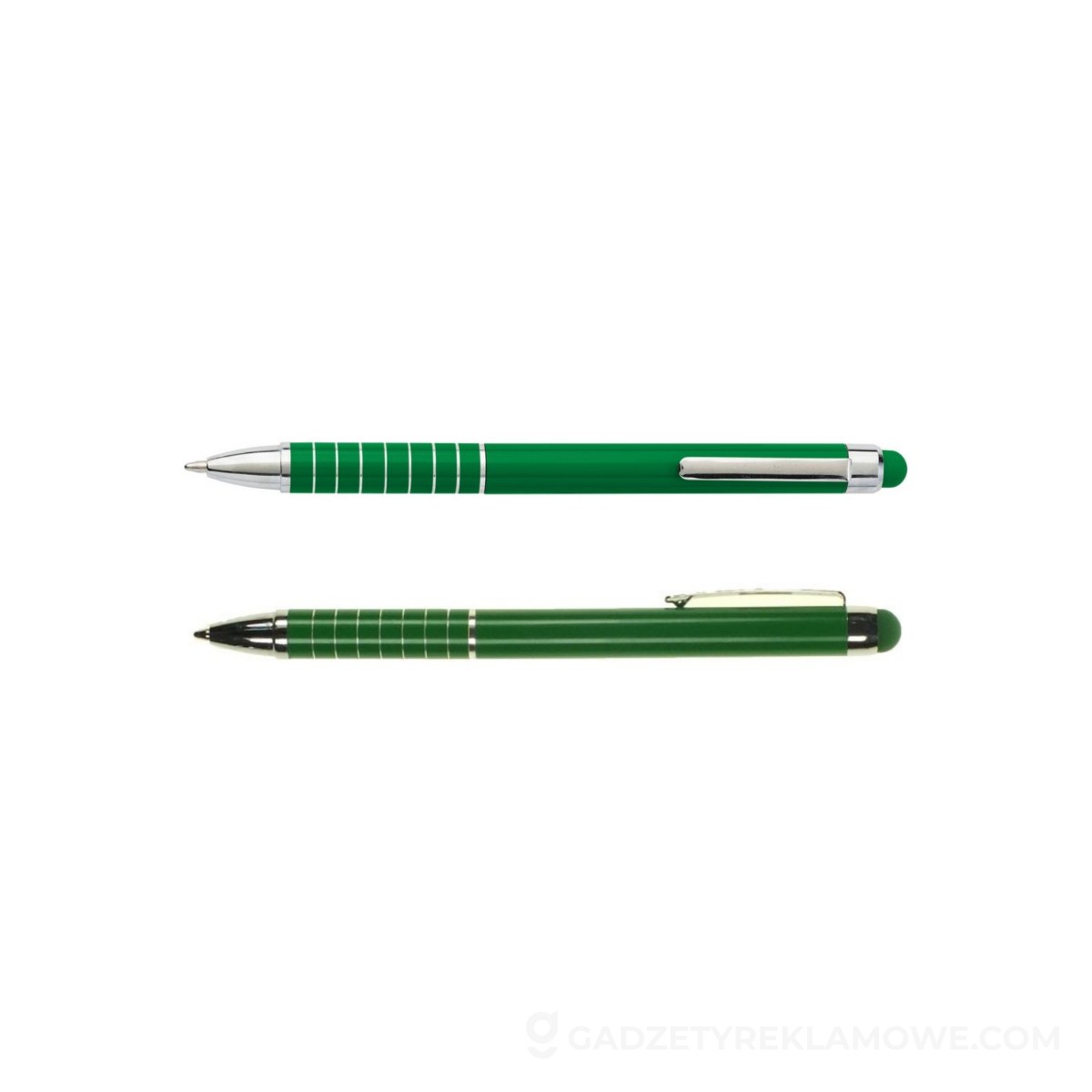 Długopis, touch pen - zielony