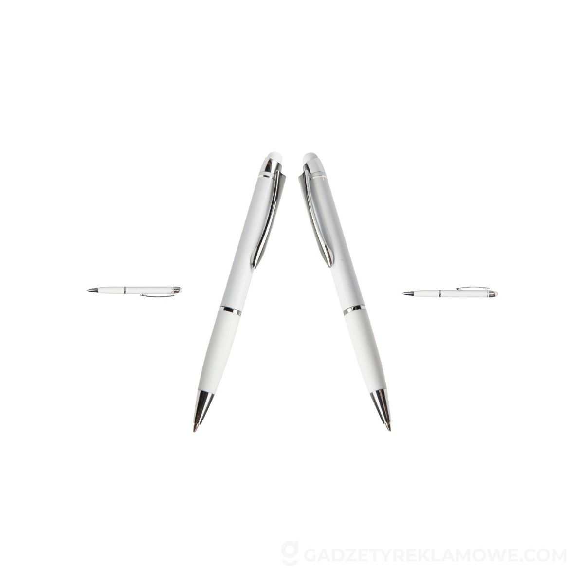Długopis, touch pen - biały