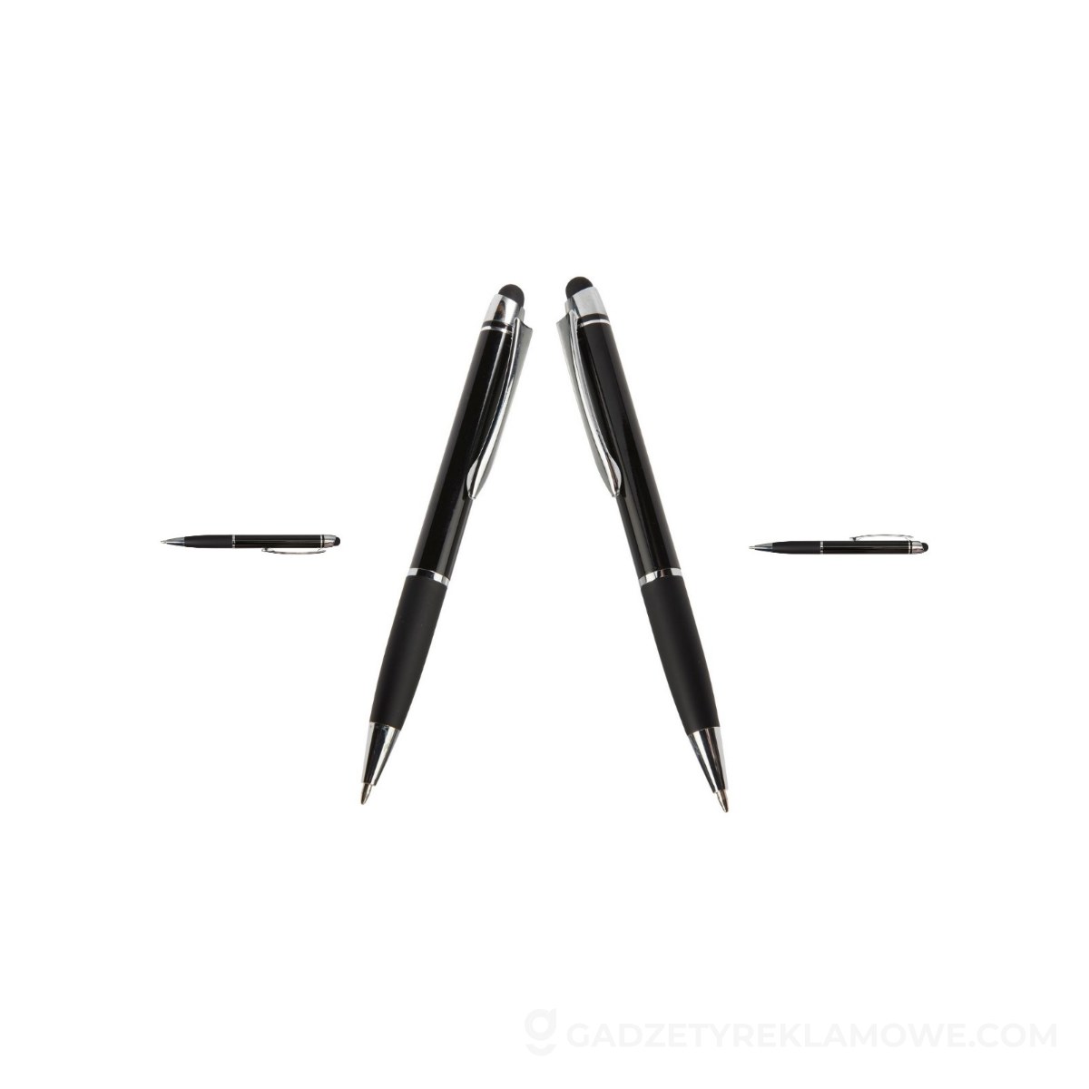 Długopis, touch pen - czarny