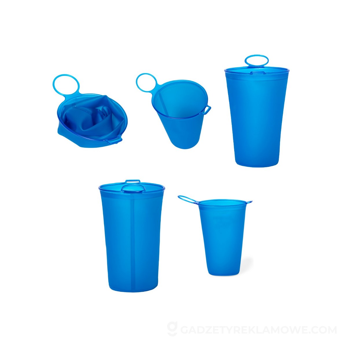 AXP-V1842-11-wariantu-watermark Składany kubek 230 ml - niebieski