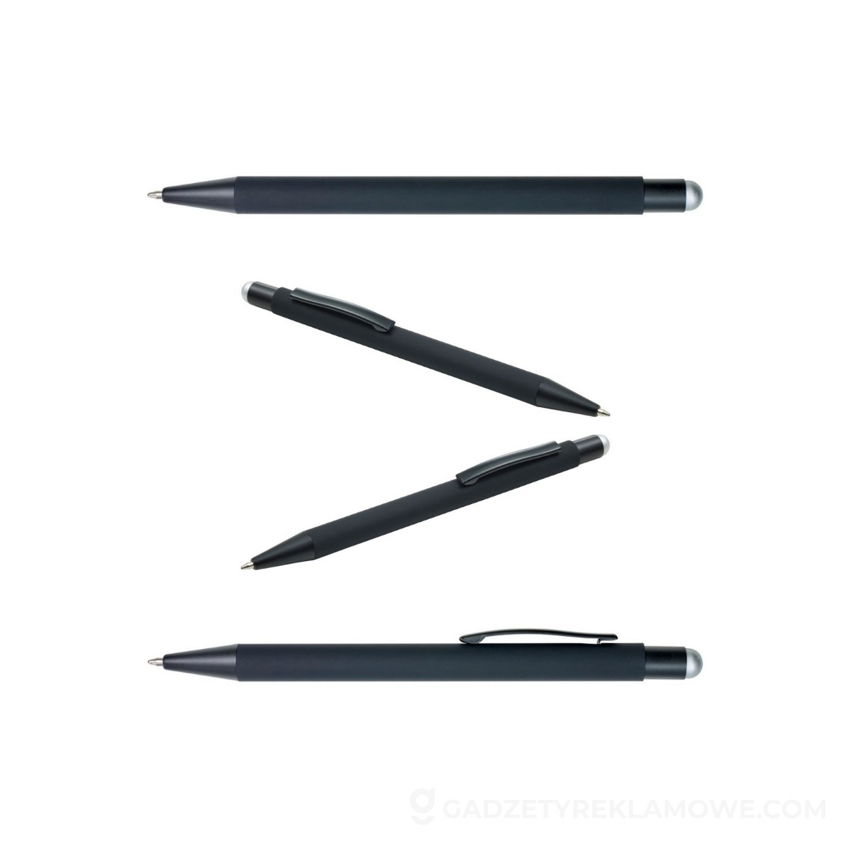 Długopis, touch pen - srebrny