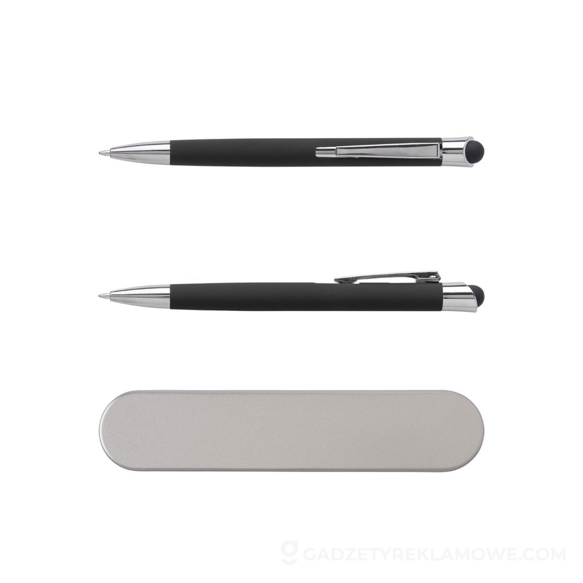 Długopis, touch pen - czarny