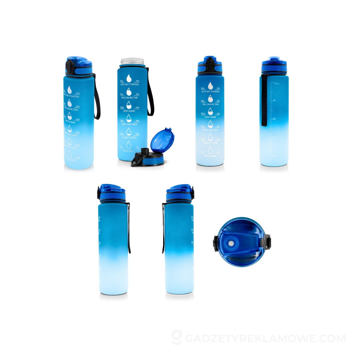 AXP-V2144-04-wariantu-watermark Butelka motywacyjna 1000 ml Air Gifts | Kayleigh - granatowa