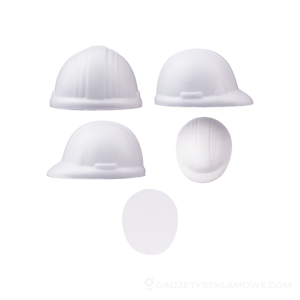 Antystres "kask" - biały