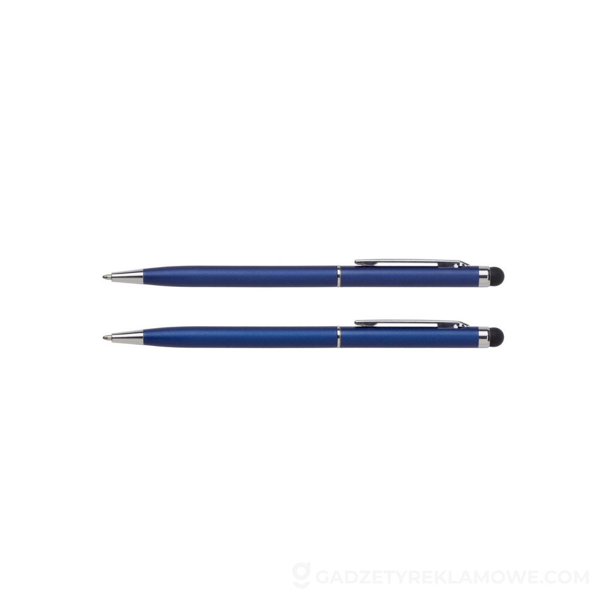 Długopis, touch pen - niebieski